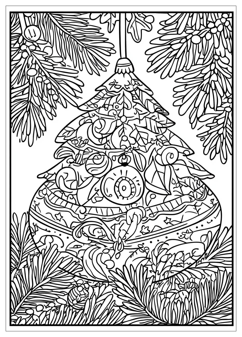 Weihnachtsbaumkugel Ausmalbilder 6