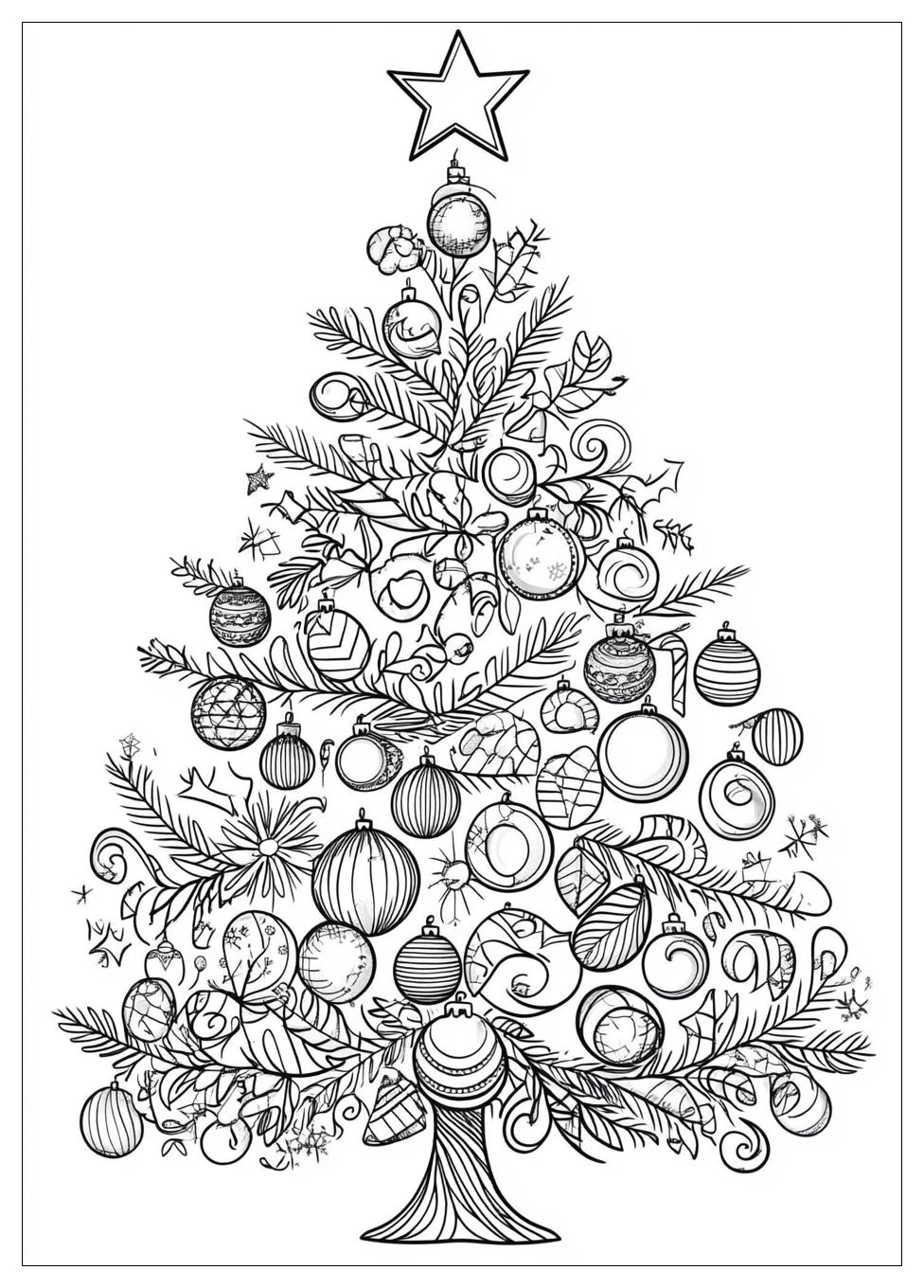 Weihnachtsbaumkugel Ausmalbilder 8