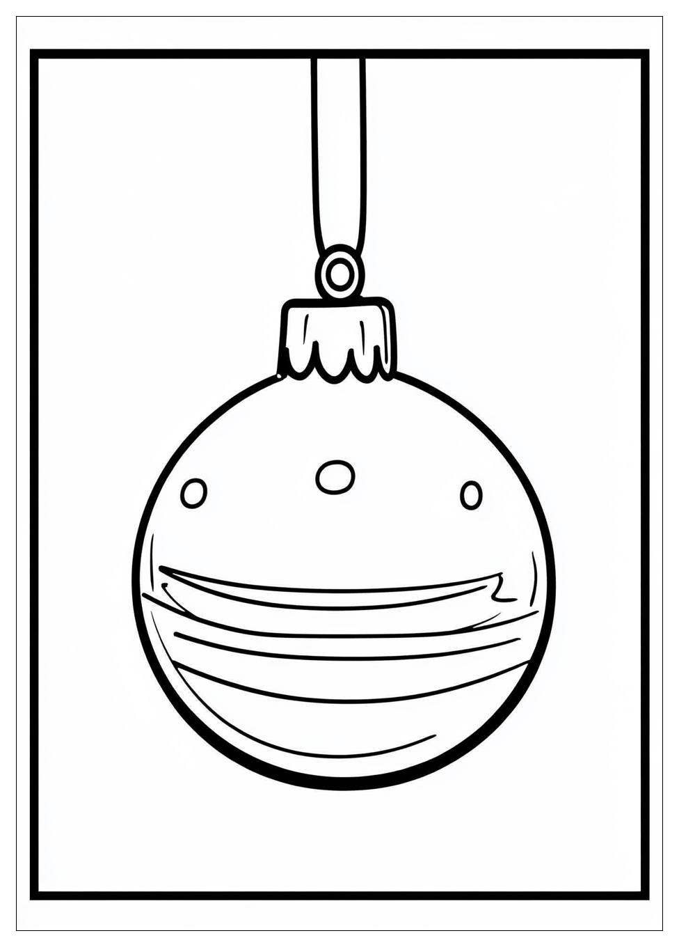 Weihnachtskugeln Ausmalbilder 15