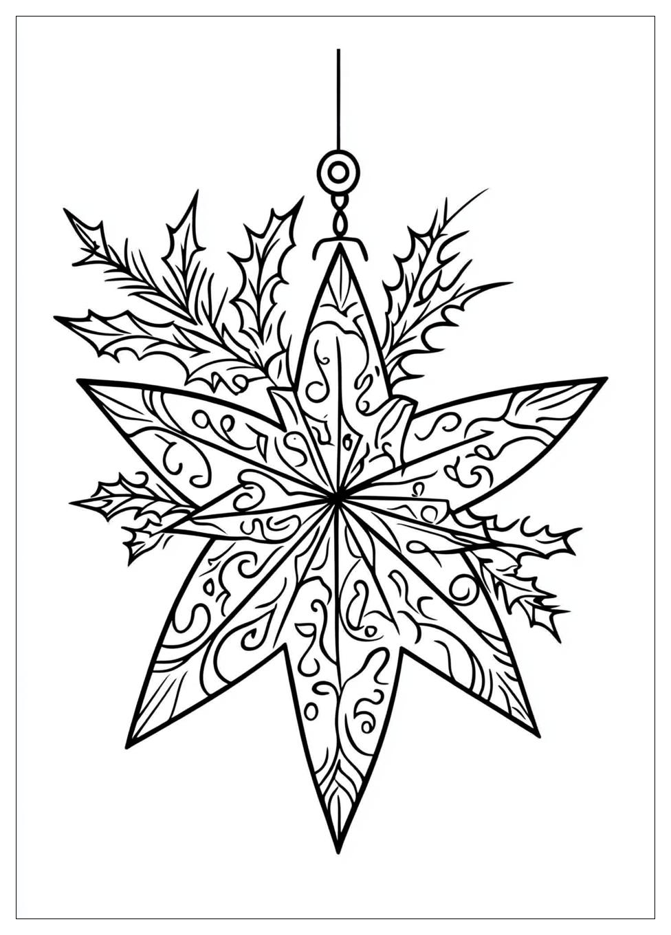 Weihnachtsstern Ausmalbilder 13