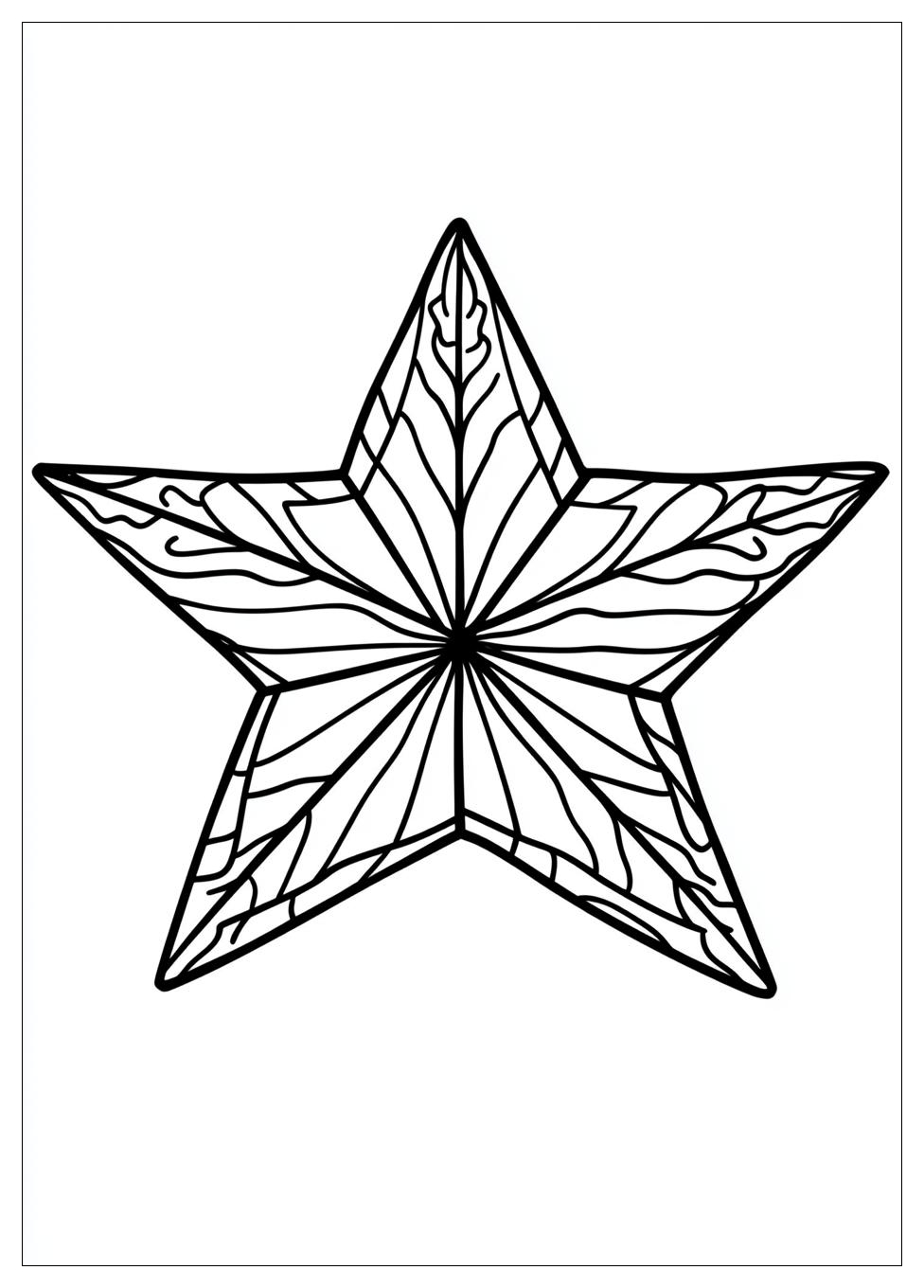Weihnachtsstern Ausmalbilder 7