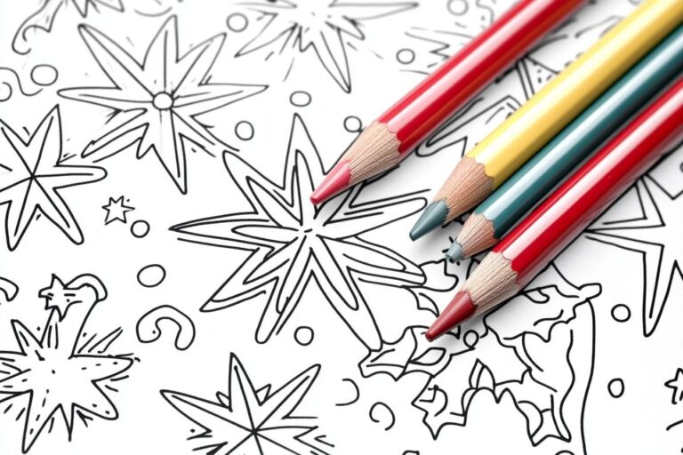 Weihnachtssterne Ausmalbilder : Weihnachtssterne zum Ausmalen – Kreativität und Dekoration