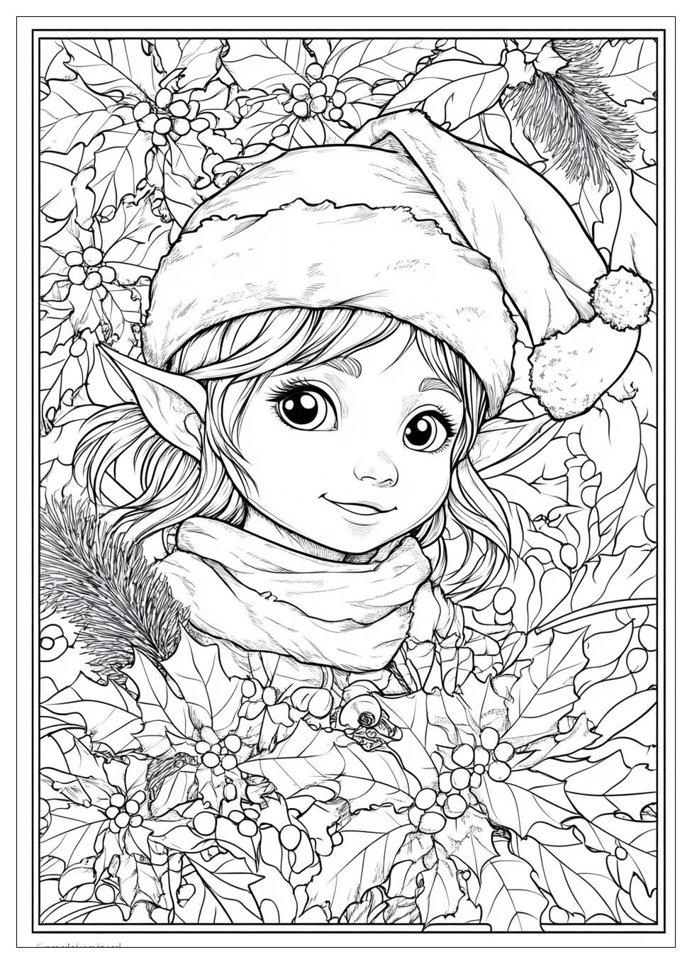 Weihnachtswichtel Ausmalbilder 8
