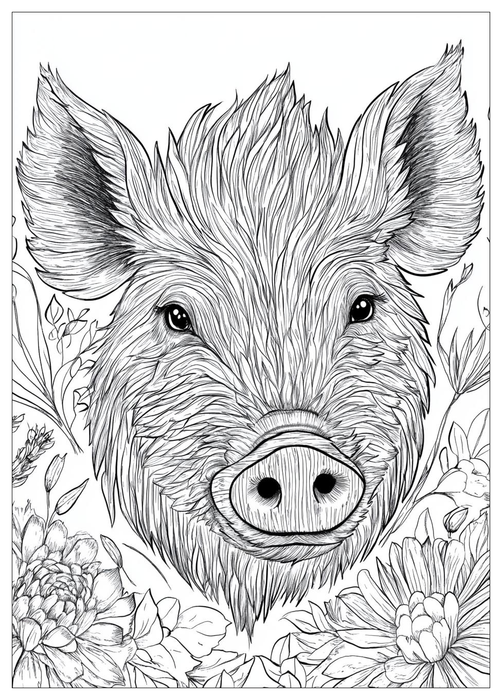 Wildschwein Ausmalbilder 10