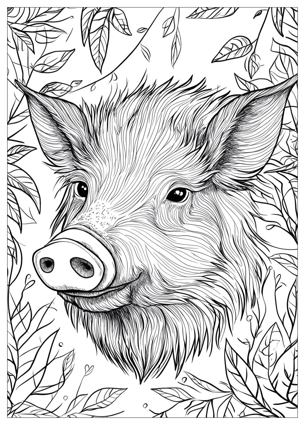 Wildschwein Ausmalbilder 11