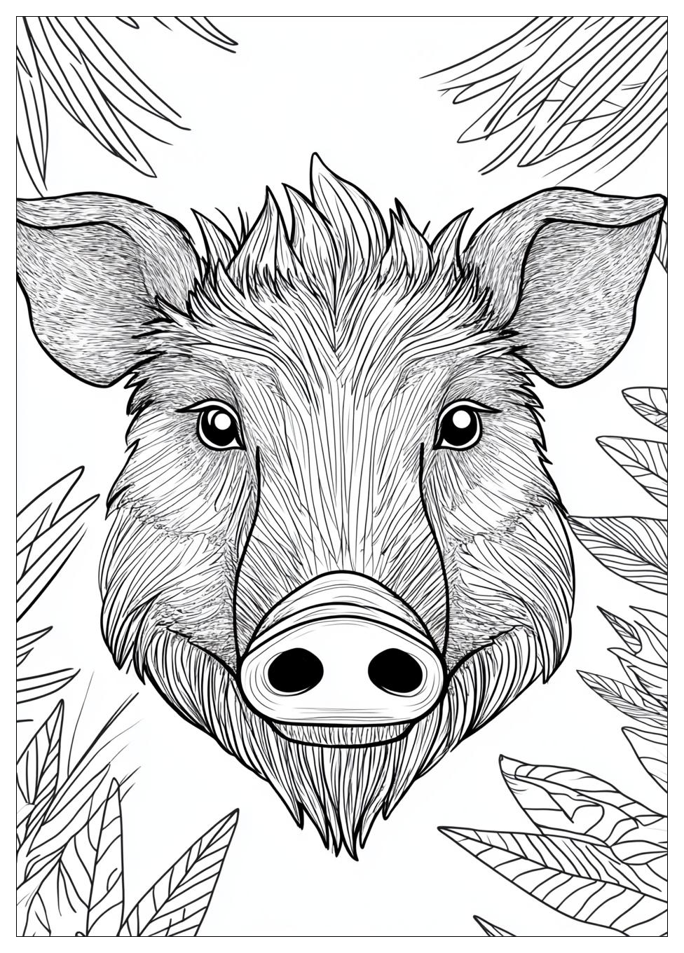 Wildschwein Ausmalbilder 12