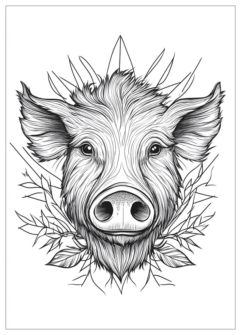 Wildschwein Ausmalbilder 14