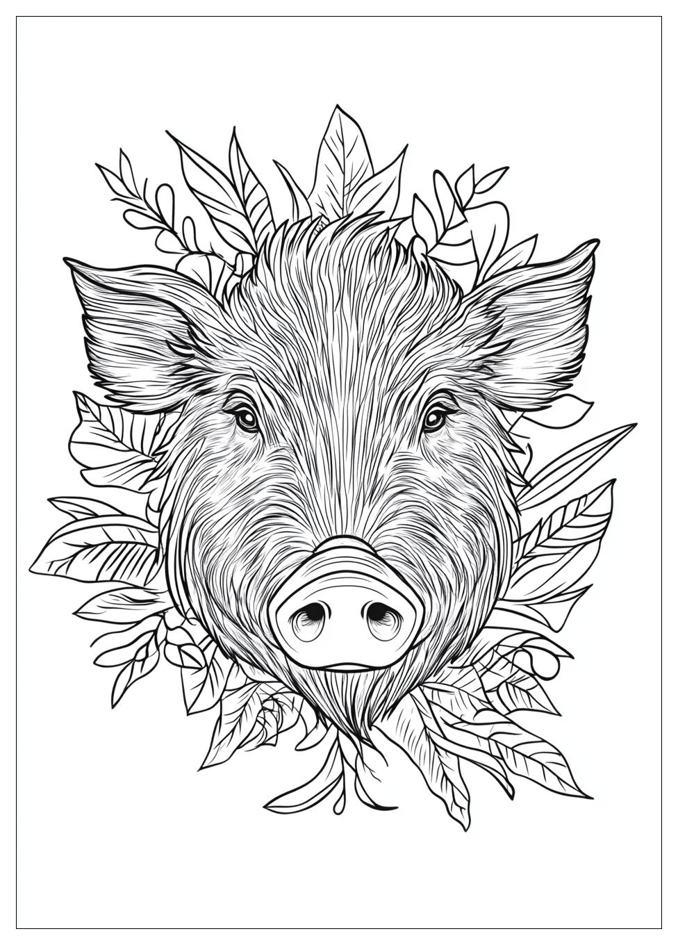 Wildschwein Ausmalbilder 17