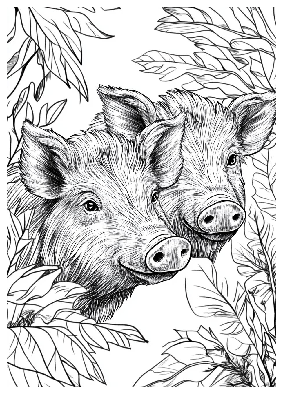 Wildschwein Ausmalbilder 19