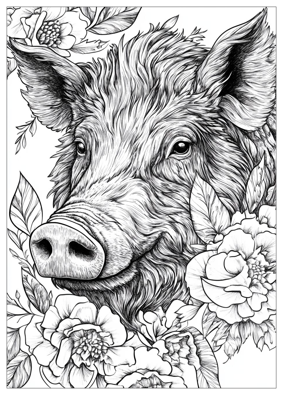 Wildschwein Ausmalbilder 22