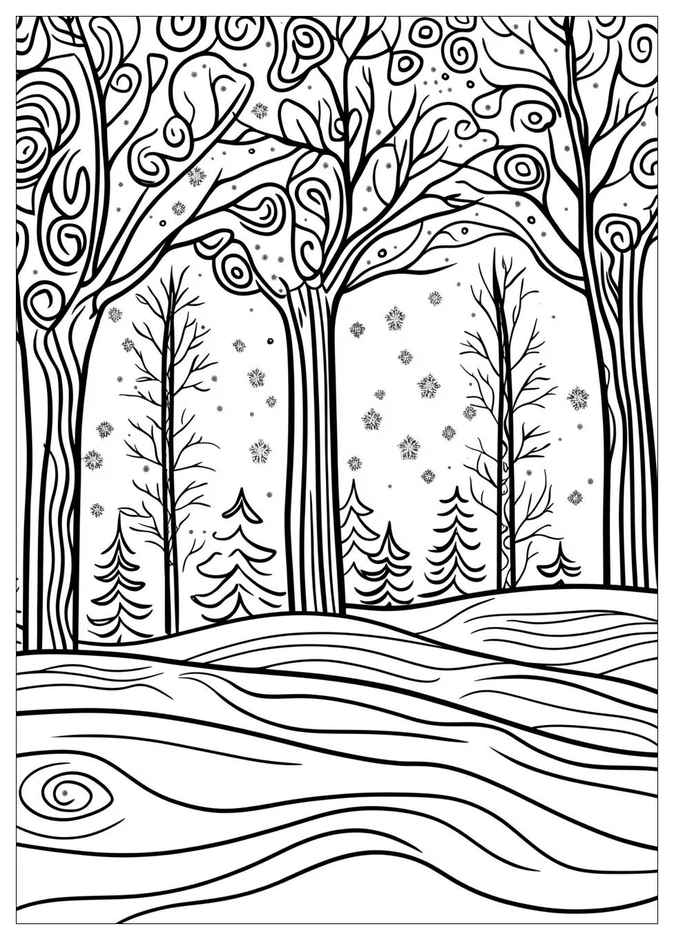 Winter Ausmalbilder 7