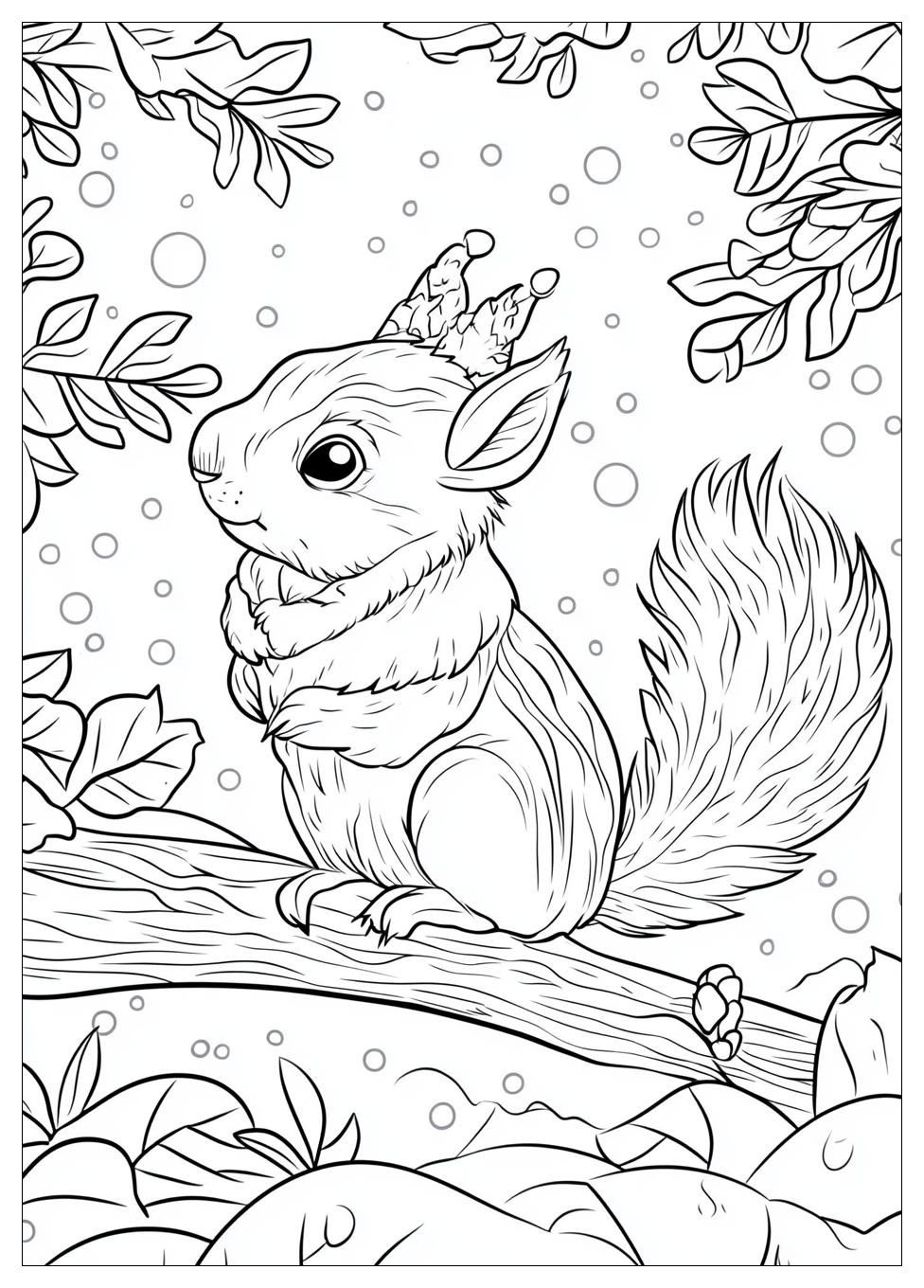 Winter Tiere Ausmalbilder 10