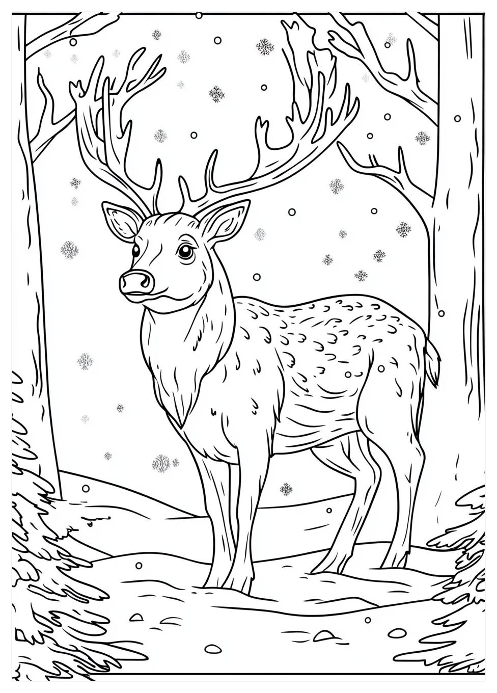Winter Tiere Ausmalbilder 14
