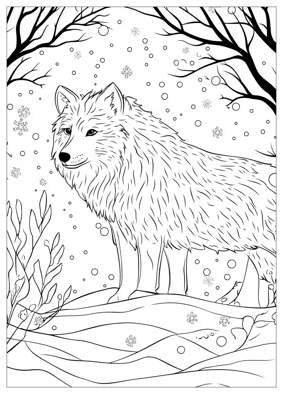 Winter Tiere Ausmalbilder 15