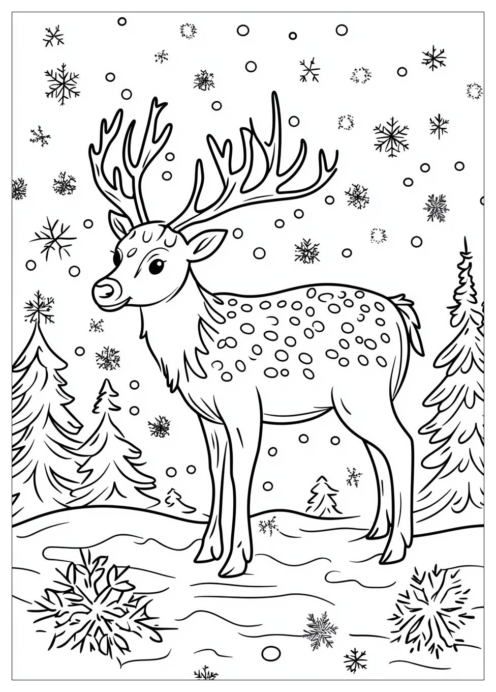 Winter Tiere Ausmalbilder 3