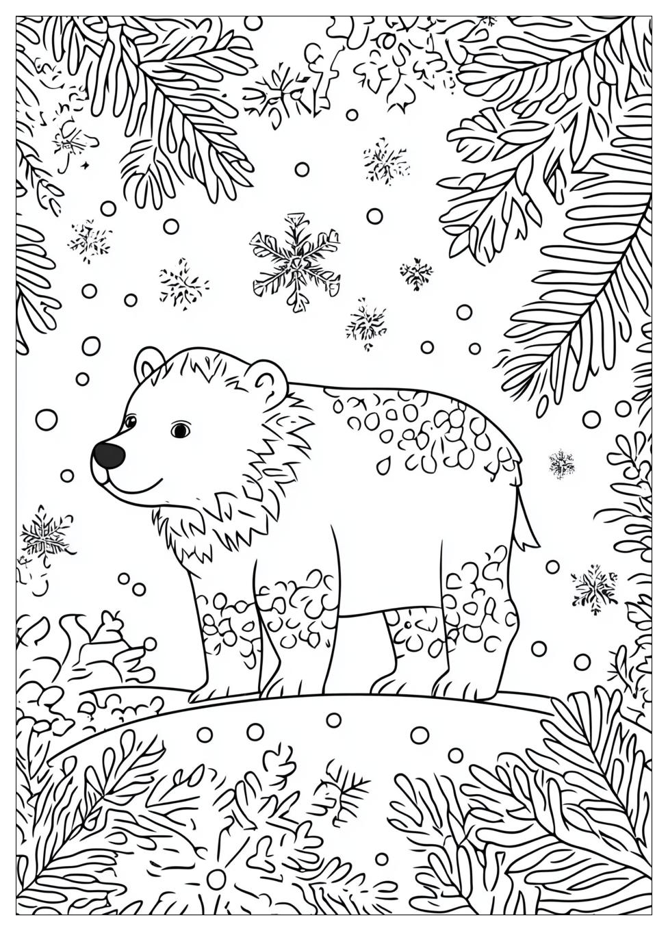 Winter Tiere Ausmalbilder 4