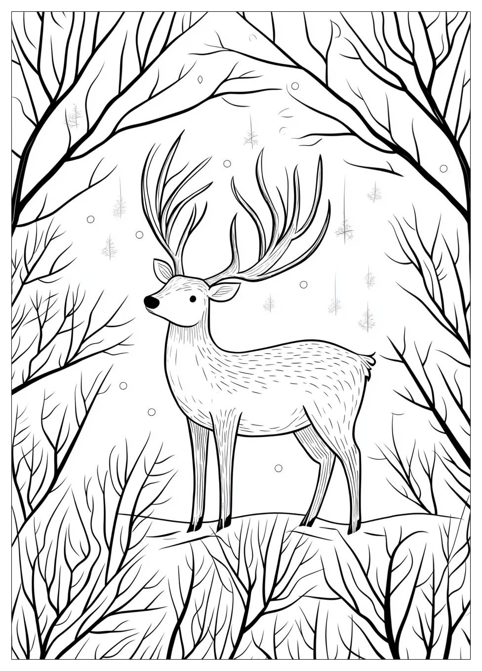 Winter Tiere Ausmalbilder 7