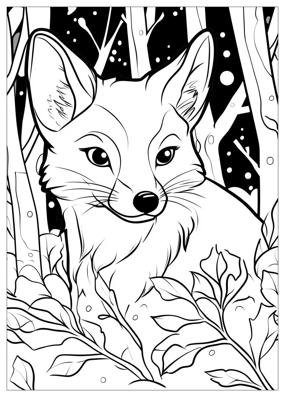 Winter Tiere Ausmalbilder 8