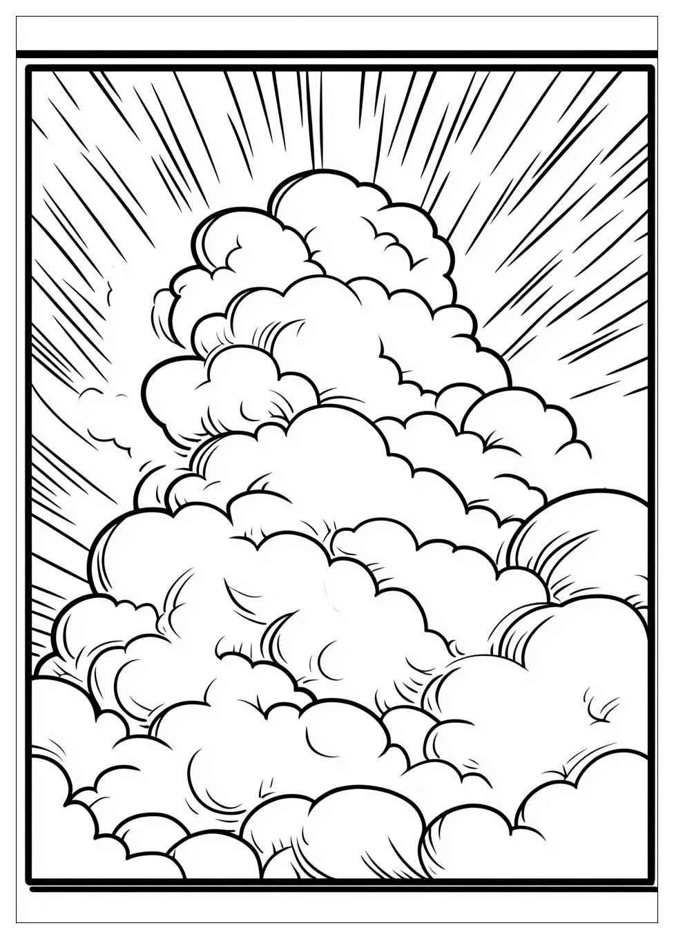 Wolke Ausmalbilder 1