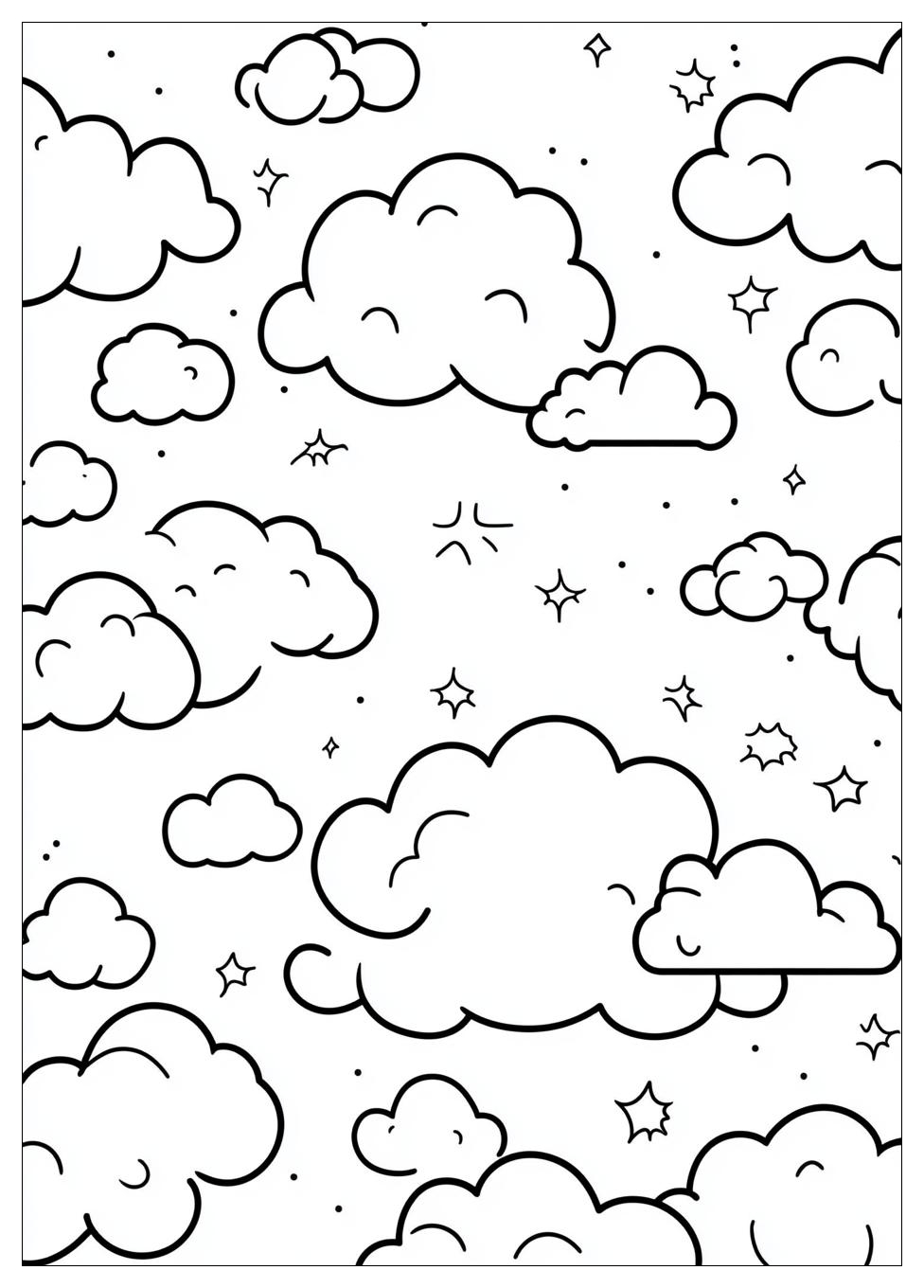 Wolke Ausmalbilder 17