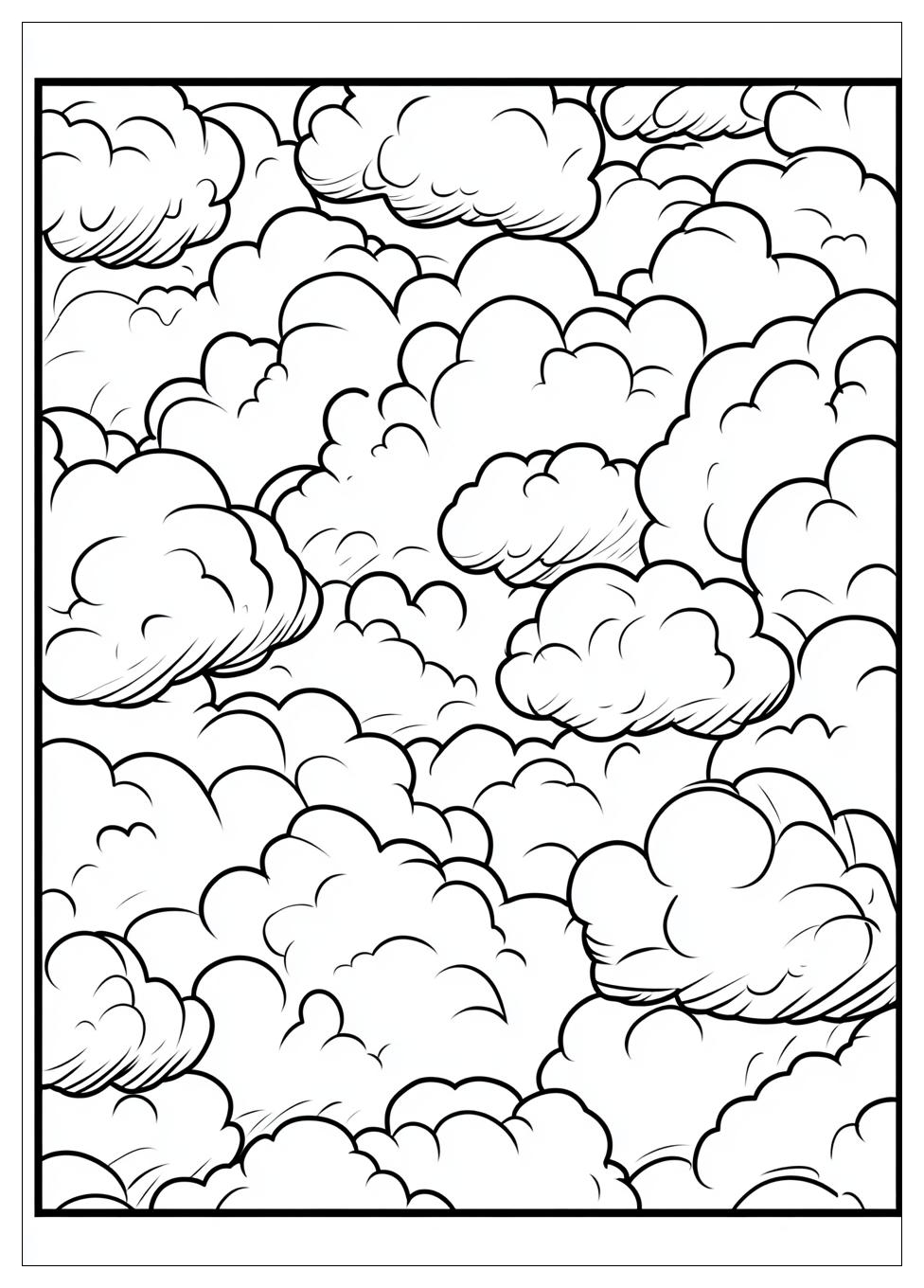 Wolke Ausmalbilder 3