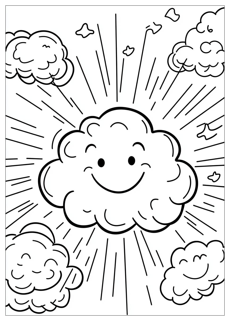 Wolke Ausmalbilder 6