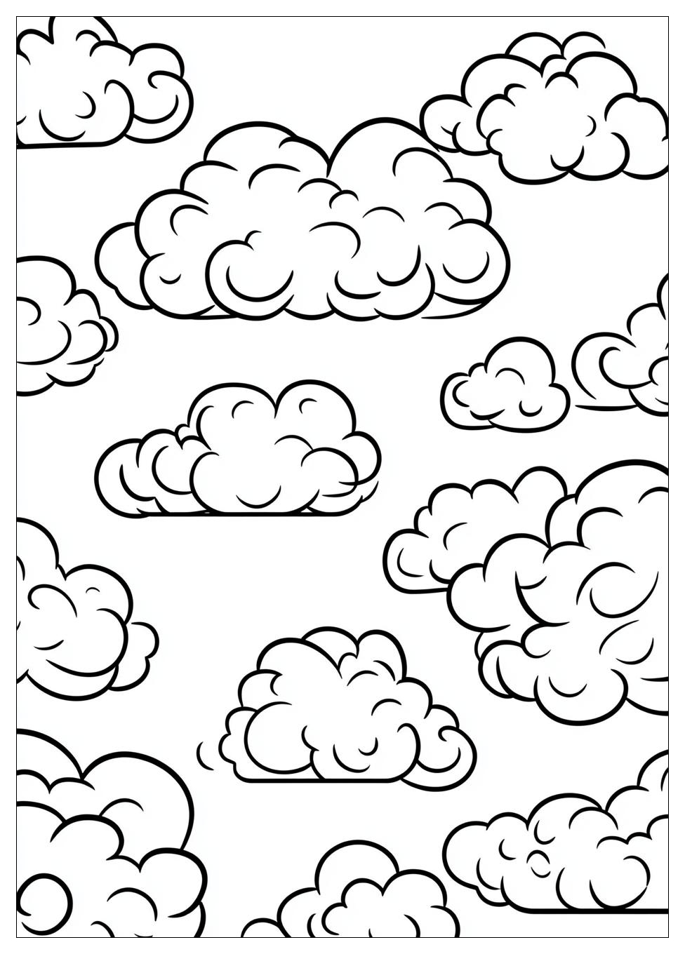Wolke Ausmalbilder 7