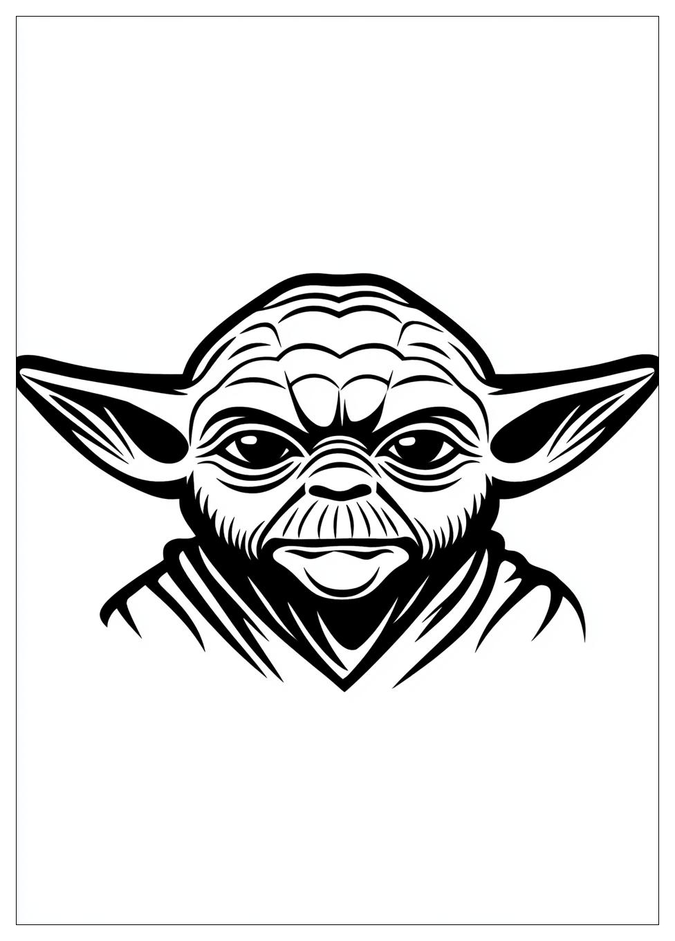 Yoda Ausmalbilder 1