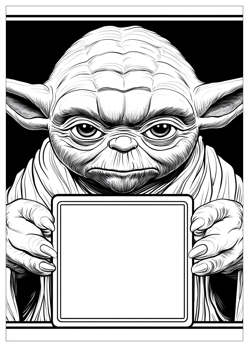Yoda Ausmalbilder 16