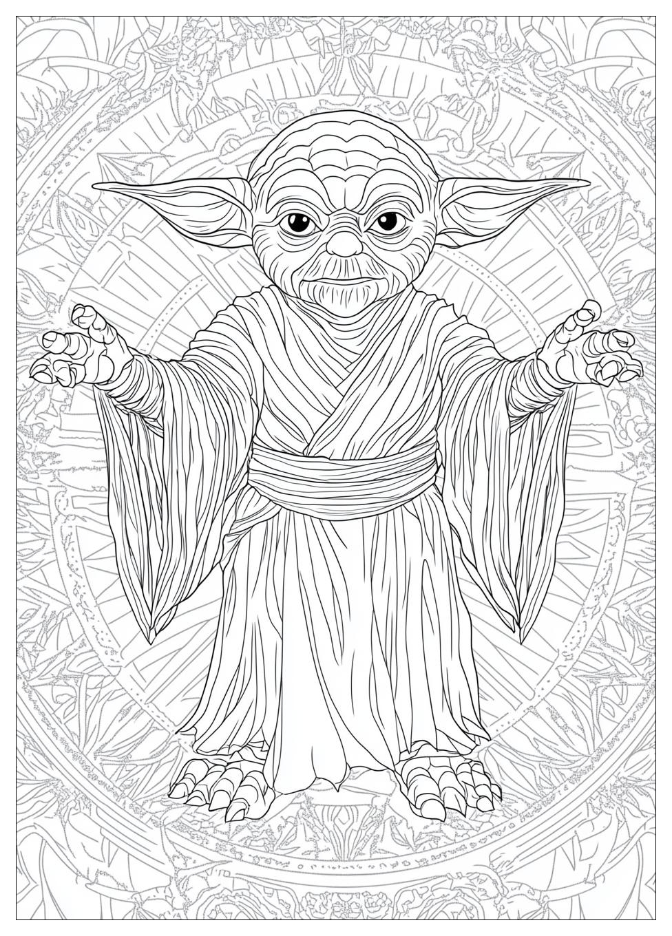 Yoda Ausmalbilder 2