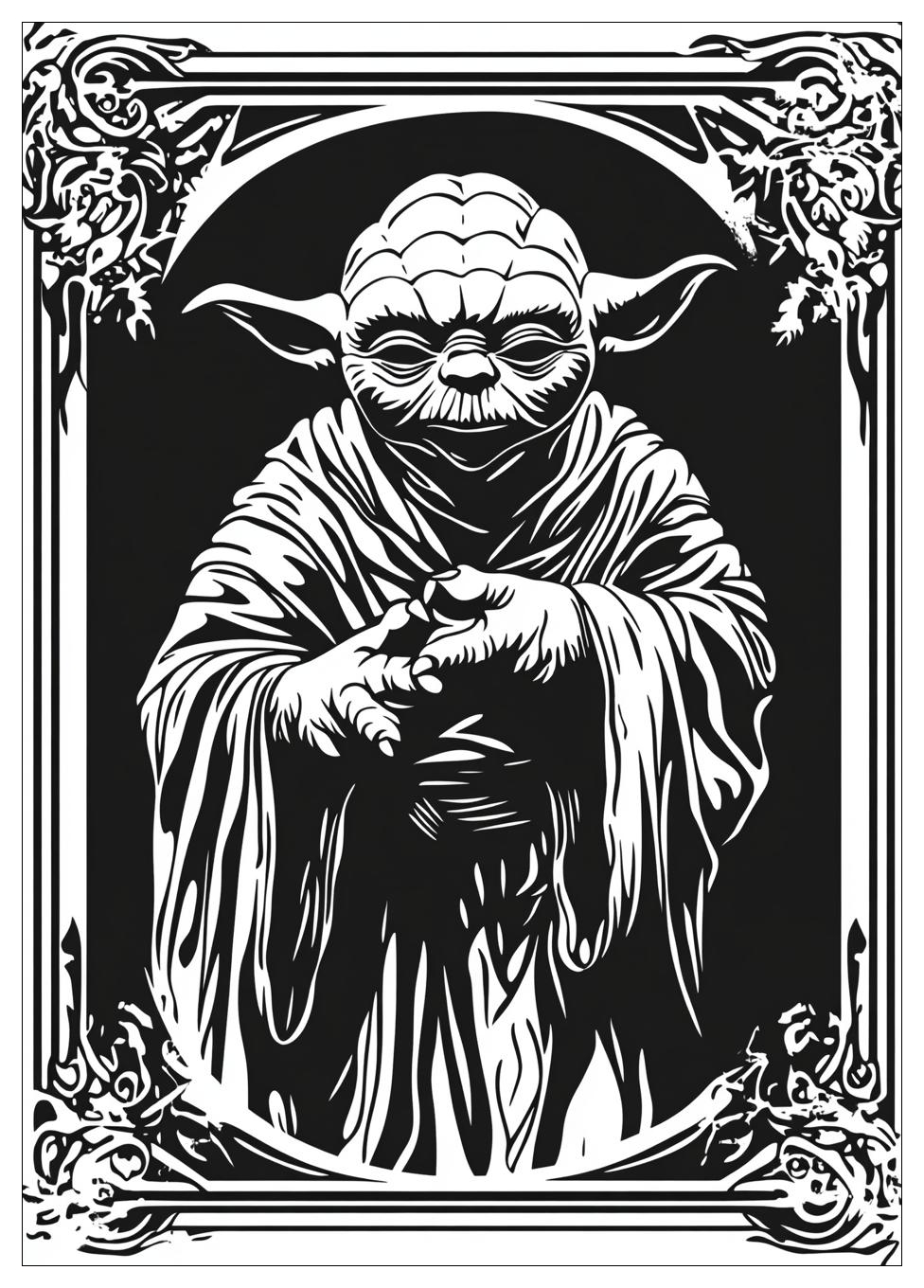 Yoda Ausmalbilder 5