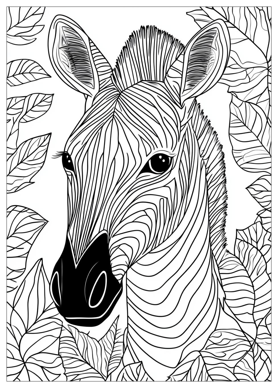 Zebra Ausmalbilder 10