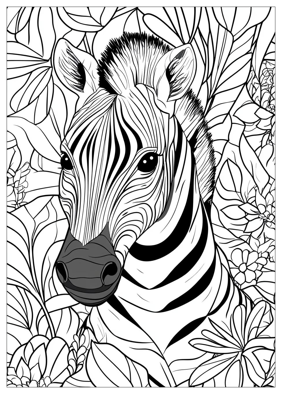 Zebra Ausmalbilder 11