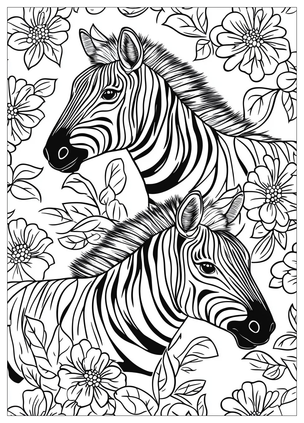 Zebra Ausmalbilder 24