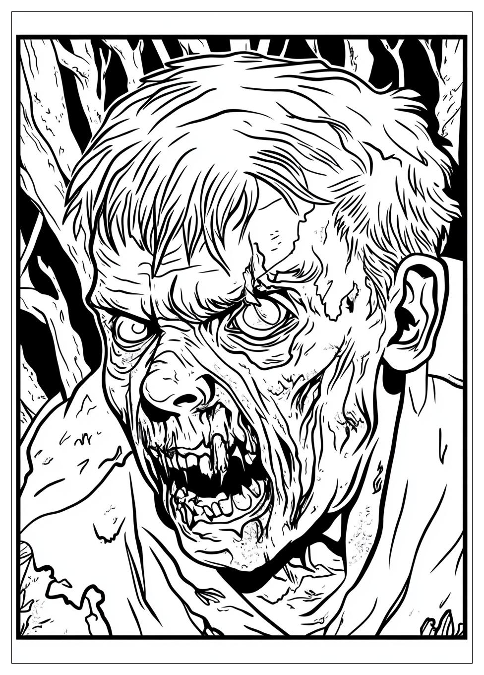 Zombie Ausmalbilder 10