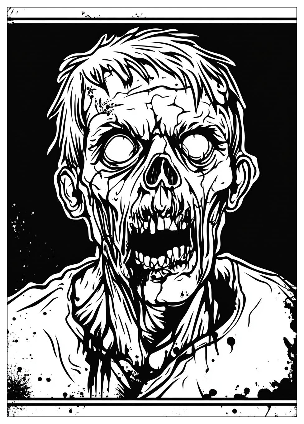 Zombie Ausmalbilder 11
