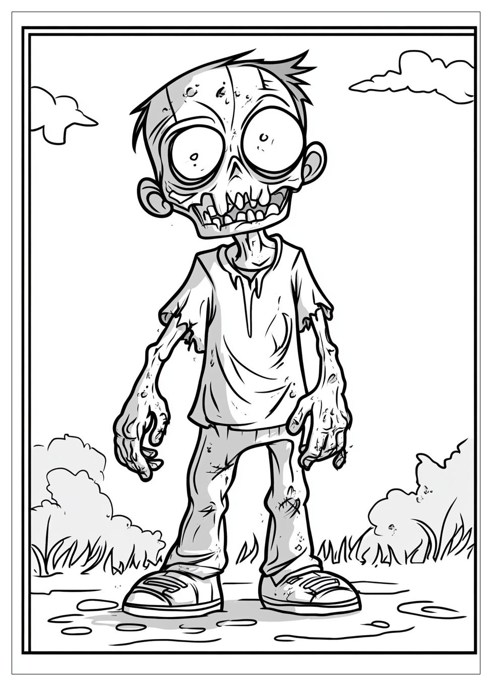 Zombie Ausmalbilder 13