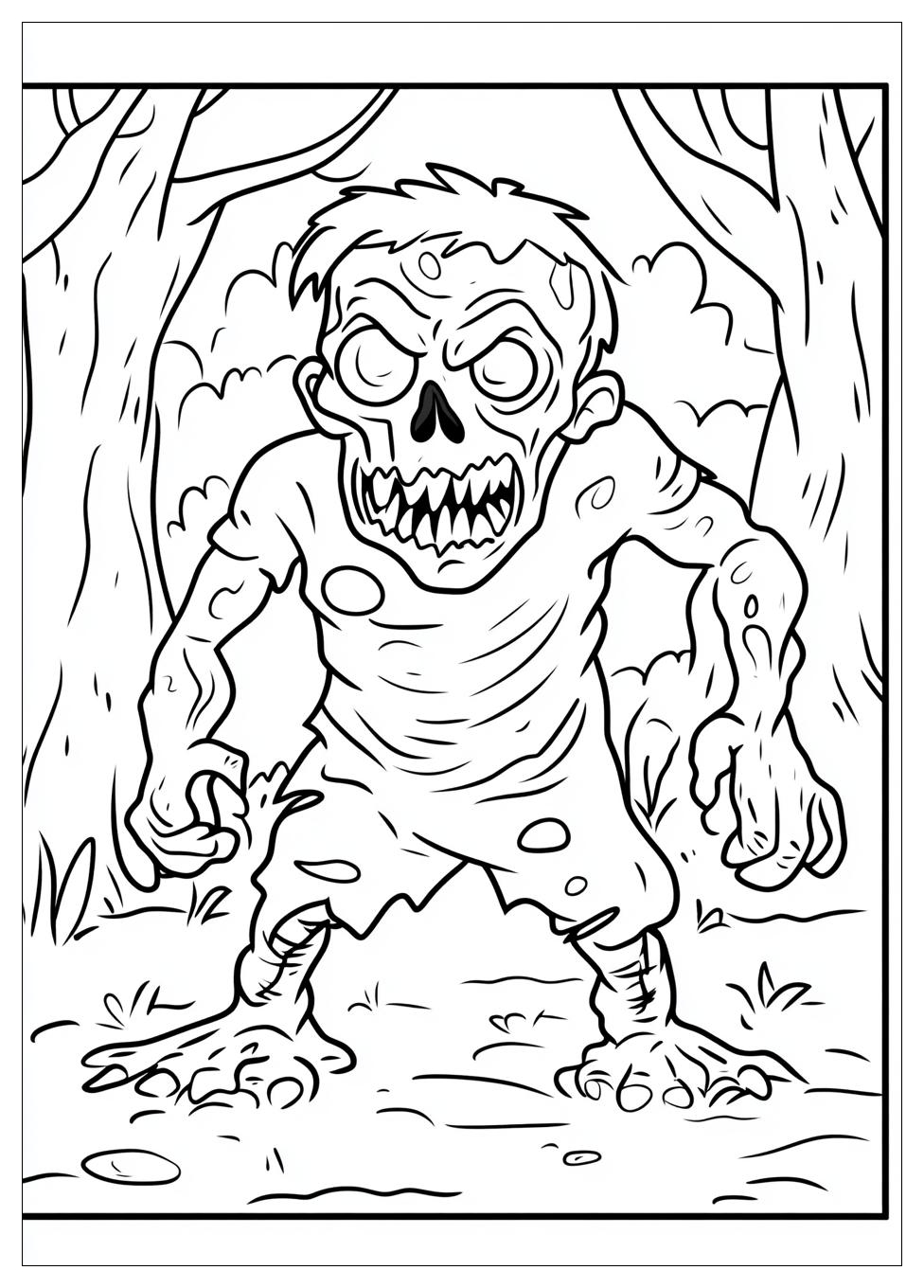 Zombie Ausmalbilder 16