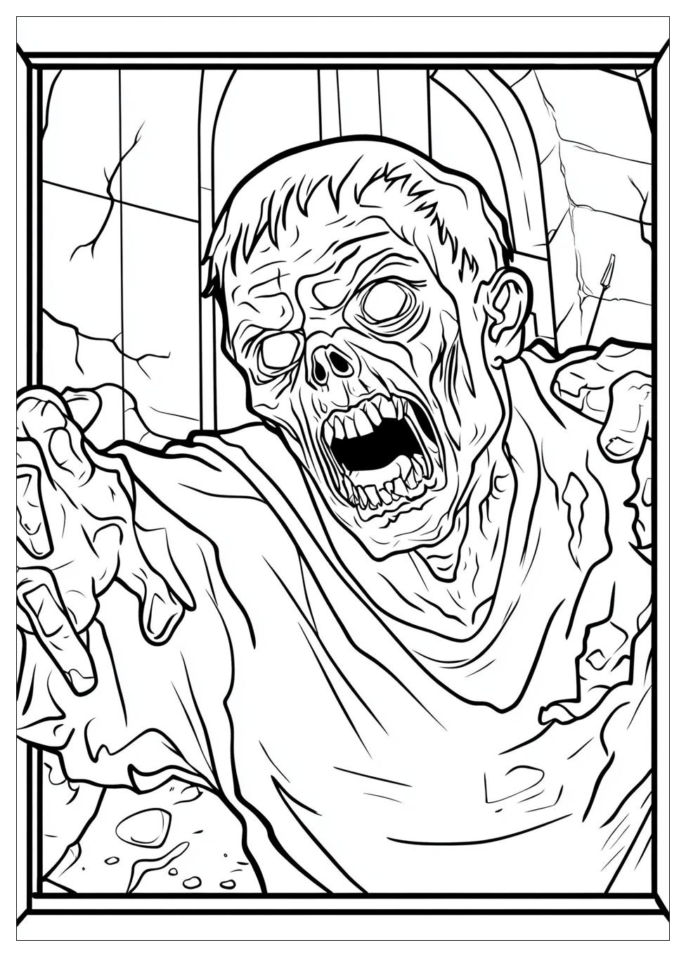Zombie Ausmalbilder 19