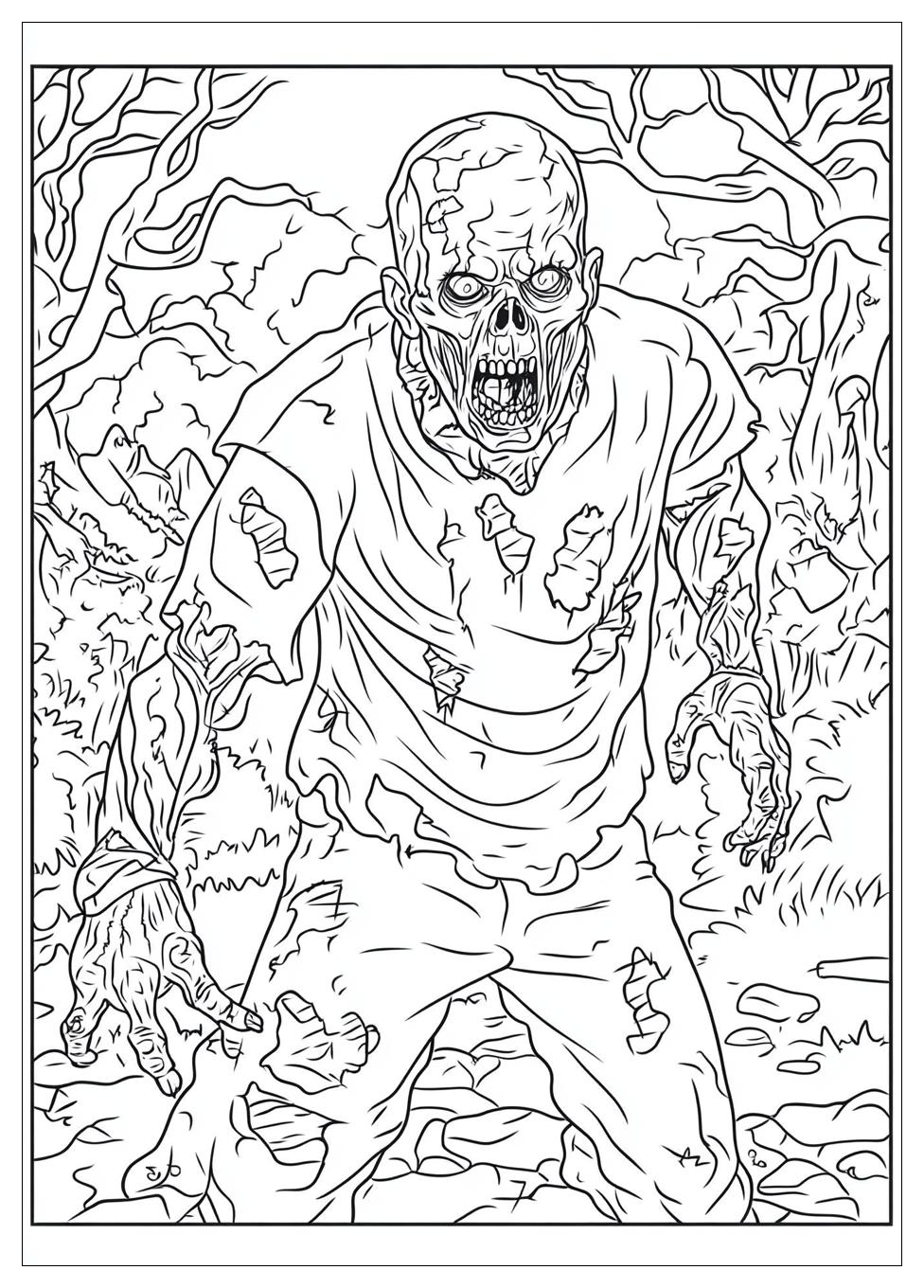 Zombie Ausmalbilder 22