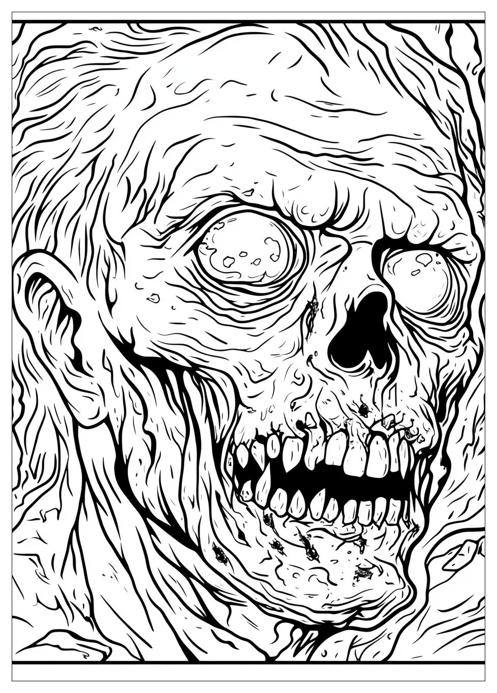 Zombie Ausmalbilder 3
