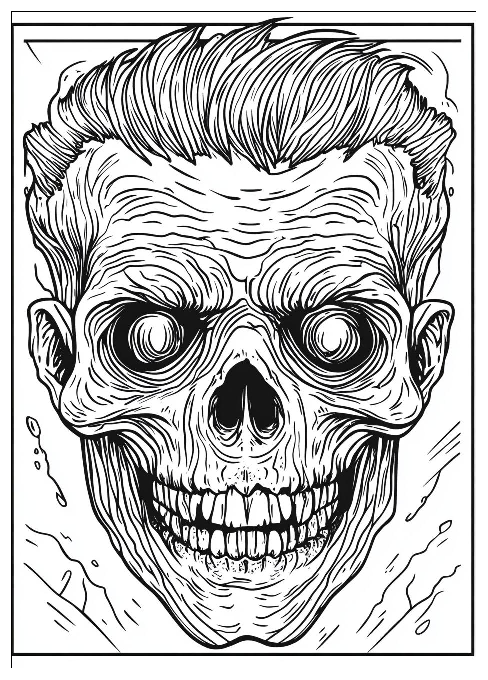 Zombie Ausmalbilder 6
