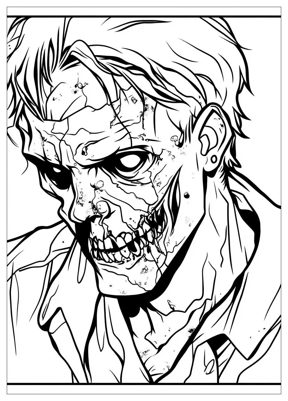 Zombie Ausmalbilder 9
