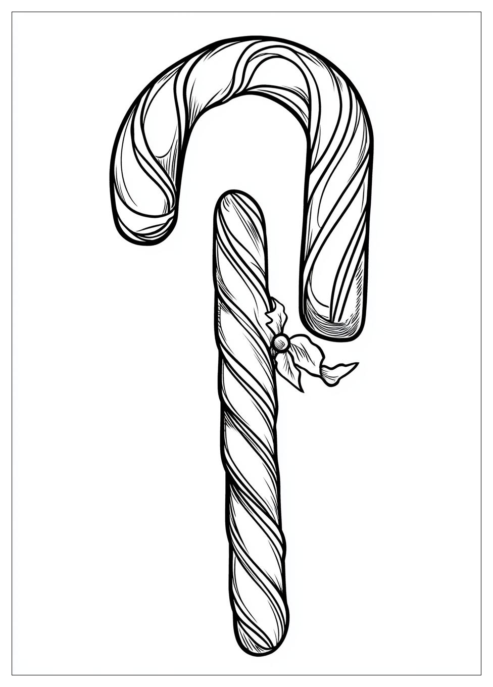 Zuckerstange Ausmalbilder 1