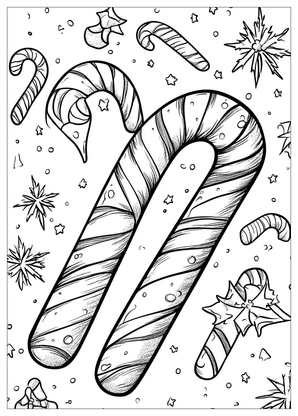 Zuckerstange Ausmalbilder 11