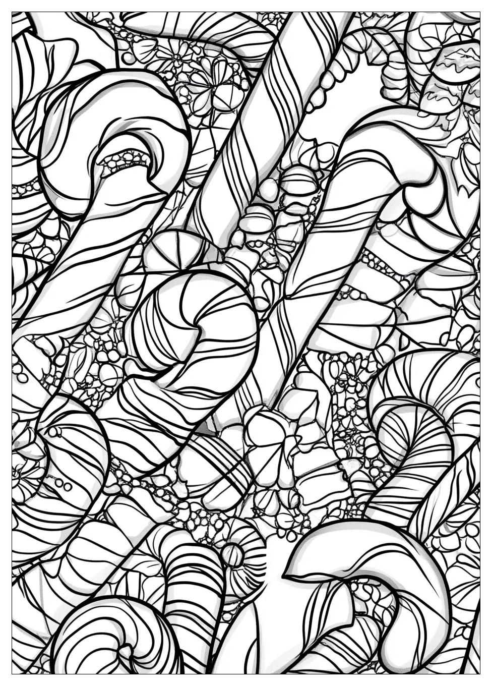 Zuckerstange Ausmalbilder 14