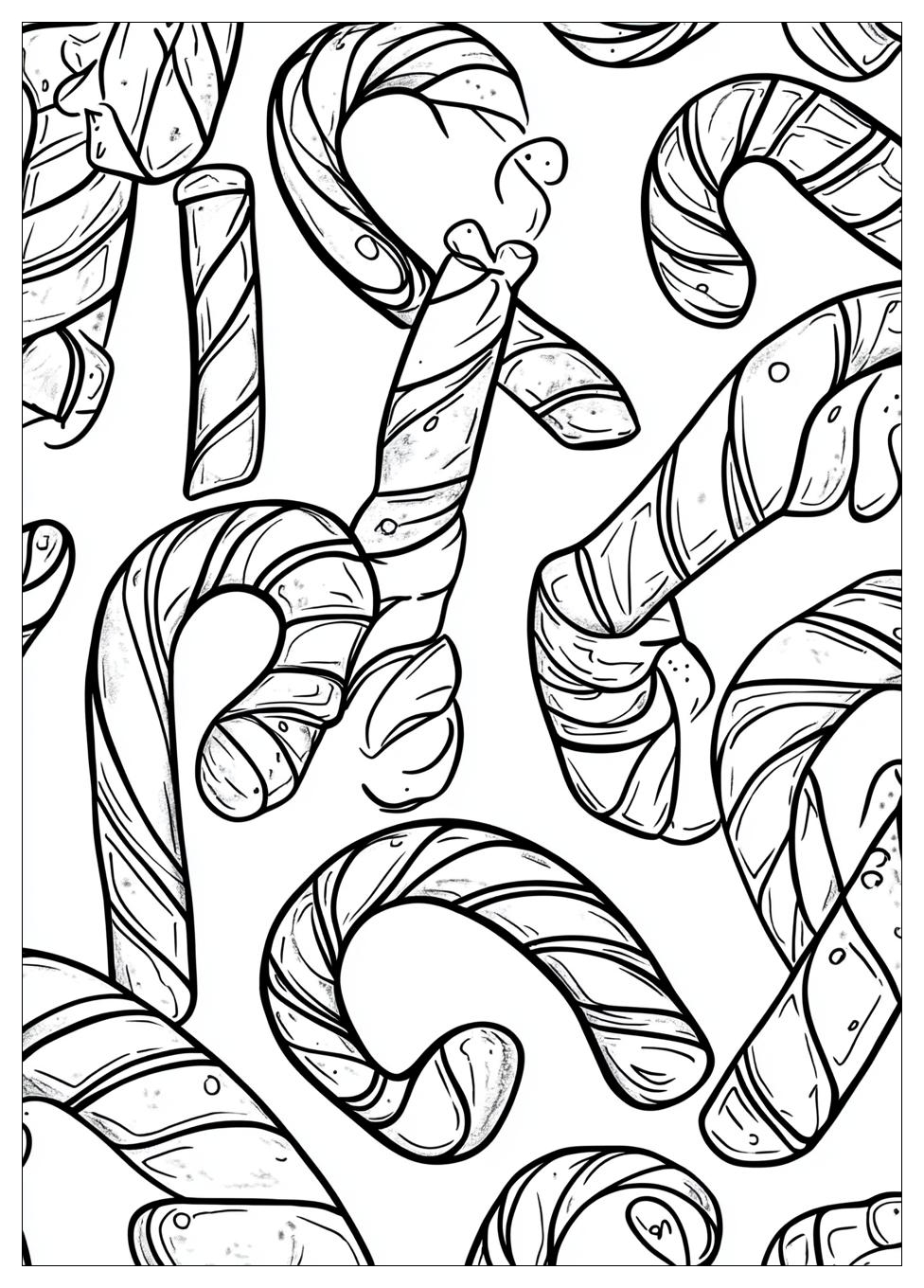 Zuckerstange Ausmalbilder 17