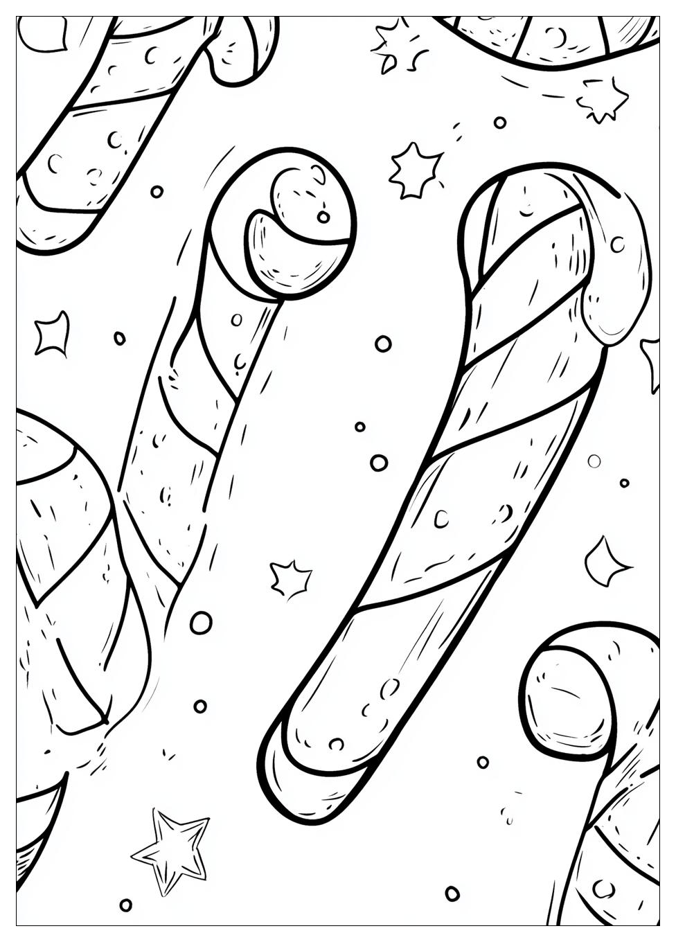 Zuckerstange Ausmalbilder 2