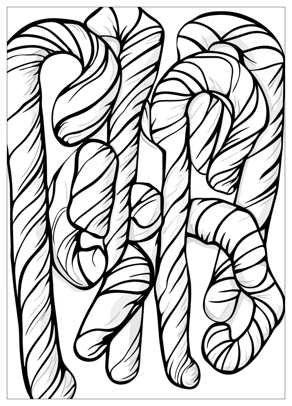 Zuckerstange Ausmalbilder 23