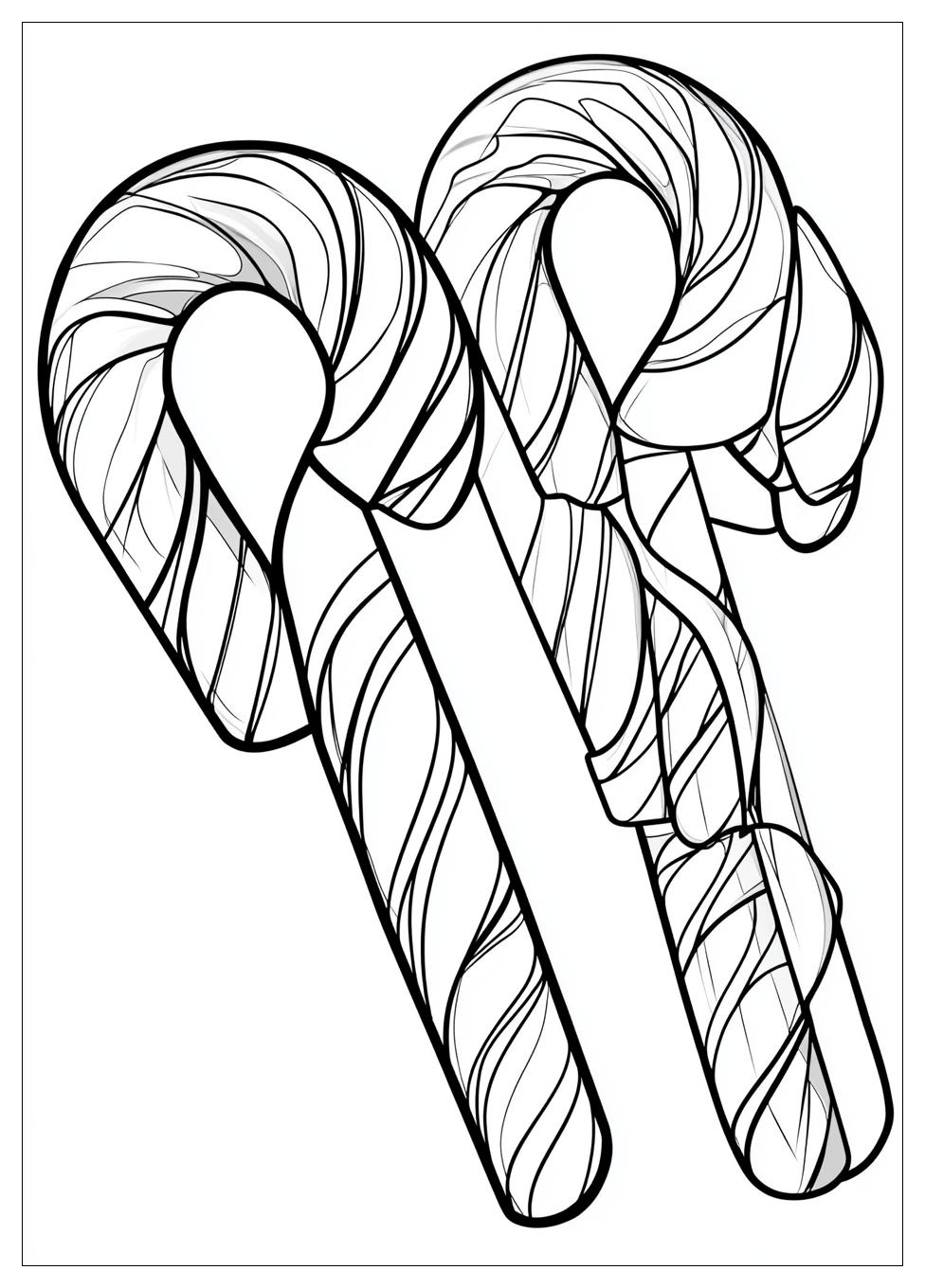 Zuckerstange Ausmalbilder 3